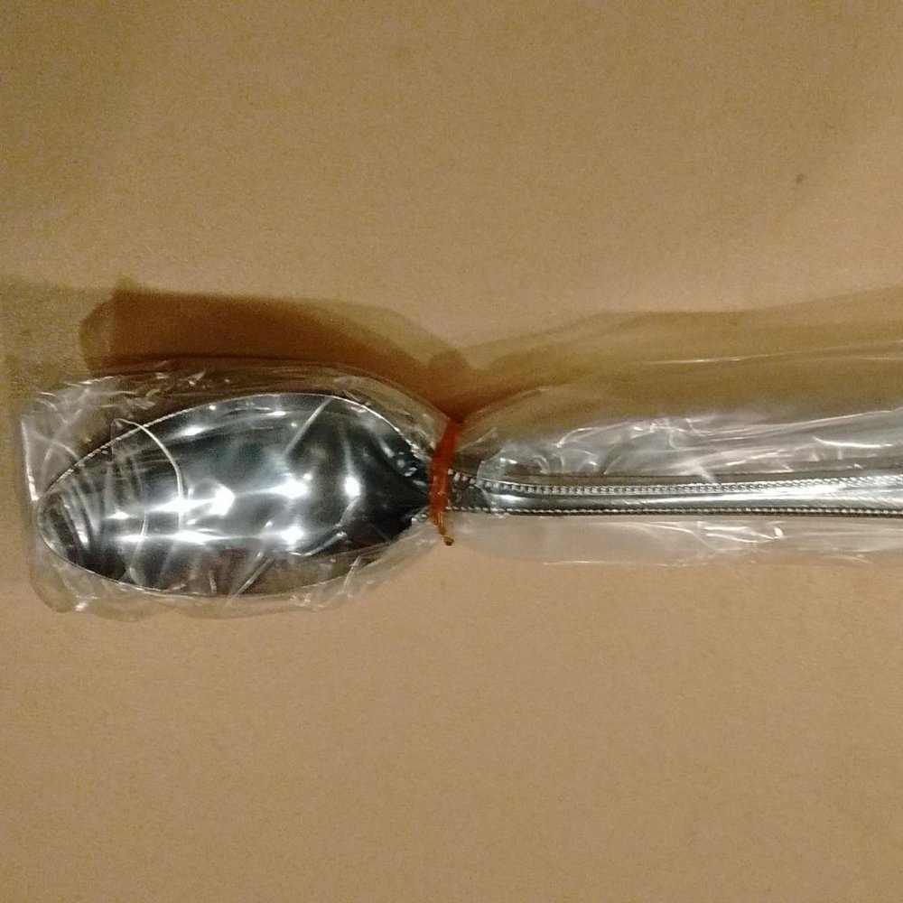 ROYAL ELEGANCE 4 Piece Stainless Ice Tea/Soda Spoons Interpur Flatware Japan NIB